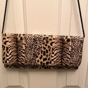 Leopard Cluth or Cocktail shoulder Bag